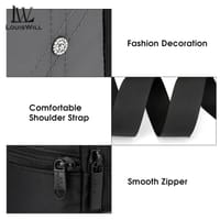 💥LouisWill Crossbody Bag Large Capacity Shoulder Bag Waterproof Anti-Thief Sling Bag Street Shoulder Bag_img_8