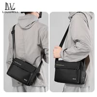 💥LouisWill Crossbody Bag Large Capacity Shoulder Bag Waterproof Anti-Thief Sling Bag Street Shoulder Bag_img_9