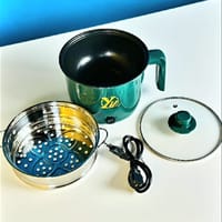 Electric Cooking Pot Multifunctional Nonstick Cooking Pot 1,8L Electric Mini Rice Cooker Machine_img_1