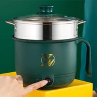 Electric Cooking Pot Multifunctional Nonstick Cooking Pot 1,8L Electric Mini Rice Cooker Machine_img_2