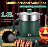 Electric Cooking Pot Multifunctional Nonstick Cooking Pot 1,8L Electric Mini Rice Cooker Machine_img_4