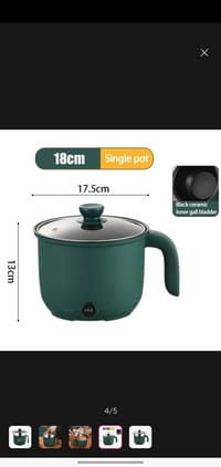 Electric Cooking Pot Multifunctional Nonstick Cooking Pot 1,8L Electric Mini Rice Cooker Machine_img_5