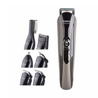 Kemei KM - 600 Professional Hair Trimmer 6 In 1 Hair Clipper Shaver Sets Electric Shaver Beard Trimmer Hair Cutting Machine_img_4