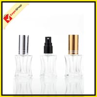 Empty Bottle 5ml Refillable Spray Atomizer Round Shape Transparent Glass Random Color 1pcs_img_4