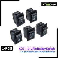 Rocker Switch ON/OFF KCD5-101 | 2-Pin SPST DC Rocker Switch Black_img_0