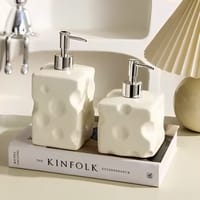 Luxury Ceramic Sitting Rabbit Cheese Liquid Soap Dispenser_img_0