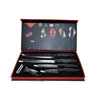 Zepter 5 Pcs Non-Stick Knife Set for Kitchen, Super Sharp high Carbon Stainless Steel Material_img_1