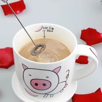 Electric Foam Maker for Milk, Coffee, Egg Beater, Juice, Cafe Without battery_img_2