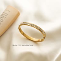 Zircon stone cuff bracelet_img_0