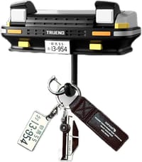 Car Headlight Wall Key Holder – Creative Automotive Key Hanger with LED Light_img_1