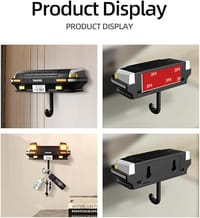 Car Headlight Wall Key Holder – Creative Automotive Key Hanger with LED Light_img_2