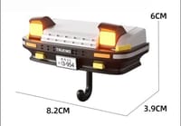 Car Headlight Wall Key Holder – Creative Automotive Key Hanger with LED Light_img_5