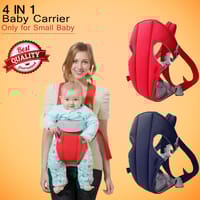 4-in-1 Baby Carrier With Comfortable Cushioned Head Support & Buckle Straps Multicolor_img_0