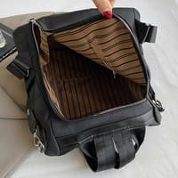 Women Large Capacity Outdoor Tote Bag ( black )_img_4