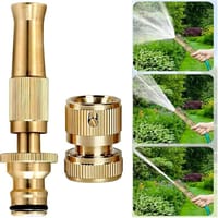High Pressure Copper Spray Nozzle Hose Pipe Home Washing Car/Boat /Decks Tools_img_1