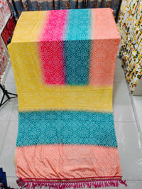 ইন্ডিয়ান চুনরি প্রিন্ট শাড়ী_img_3