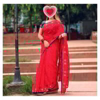 হাঁপ সিল্কে করা বুটিক আর্ট শাড়ি_img_3