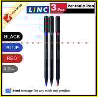 Linc Pentonic Ball Pen 3 colors 0.7mm 3 pcs_img_0
