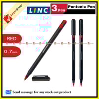 Linc Pentonic Ball Pen 0.7mm Black /Blue / Red 3 pcs_img_2