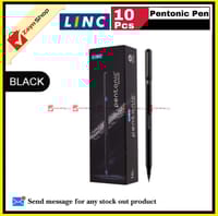 Linc Pentonic Ball Pen 0.7mm pack of 10 pcs - Black/Blue /Red – Black_img_0