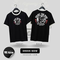 VE Gear “GO BEYOND”  Black and white Oversized Drop Shoulder T-shirt_img_3