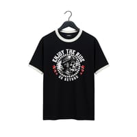 VE Gear “GO BEYOND”  Black and white Oversized Drop Shoulder T-shirt_img_0