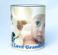 RIM Personalised Coffee, Tea, Water Mug, Add Photo Text Logo Picture Image_img_2