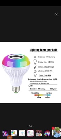 High-quality Smart Music Led Light Bulb With Remote Control and Bluetooth Speaker_img_3