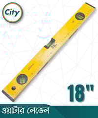 ১৮ ইঞ্চি ওয়াটার লেভেল পরিমাপ করা ওয়াটার লেভেলার রুলার উচ্চ নির্ভুলতার স্প্রিট বাবল স্তর ও চৌম্বকীয় প্লেট সহ_img_1
