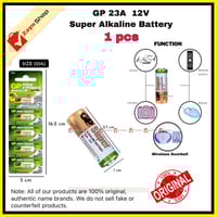 GP 23A 12V Alkaline Battery High Voltage 1pcs Use for Wireless Door Bell / Remote Control/Alarms_img_0