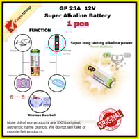 GP 23A 12V Alkaline Battery High Voltage 1pcs Use for Wireless Door Bell / Remote Control/Alarms_img_1