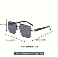 Fashionable New Glasses for Driving with A Large Face, Making You Look Slim, In A High-end Half-frame Square Glasses._img_2