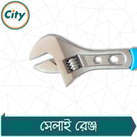 ১ পিস ১০ ইঞ্ছি সেলাই রেঞ্চ হেভি সামঞ্জস্যযোগ্য ক্রোম সফট রাবার গ্রিপ হ্যান্ডেল ৩ ইন ১ স্প্যানারের সাথে বক্স এন্ড হেক্স ফাংশন_img_2