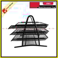 Deli 9181 Metal Document File Tray (3 Layer)_img_1