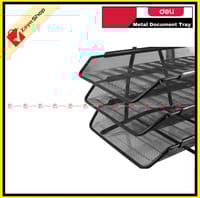 Deli 9181 Metal Document File Tray (3 Layer)_img_2