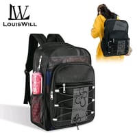 💥LouisWill Breathable Backpack with Elastic Cord for Commuting Swimming/Outdoor/Sports_img_0