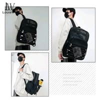 💥LouisWill Breathable Backpack with Elastic Cord for Commuting Swimming/Outdoor/Sports_img_6