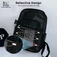 💥LouisWill Breathable Backpack with Elastic Cord for Commuting Swimming/Outdoor/Sports_img_2