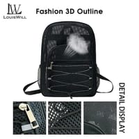 💥LouisWill Breathable Backpack with Elastic Cord for Commuting Swimming/Outdoor/Sports_img_4