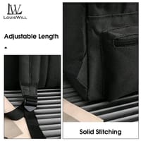 LouisWill Unisex Backpack Large Capacity Shoulder Bag Fashion Student Bag School Bag Hiking Travel Bags Men's Waterproof Bag Casual Nylon Backpacks_img_8