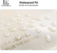 LouisWill Cosmetic Bag Case Portable Travel Toiletry Bags PU Leather Makeup Pouch Handbag Organizer Large Capacity Cosmetic Bag with Lanyard for Traveling Business Trip Home Tidy_img_5