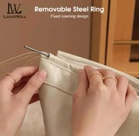 LouisWill Cosmetic Bag Case Portable Travel Toiletry Bags PU Leather Makeup Pouch Handbag Organizer Large Capacity Cosmetic Bag with Lanyard for Traveling Business Trip Home Tidy_img_7