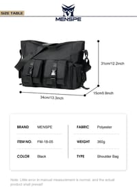 💥MENSPE Large Capacity Waterproof Bag_img_13