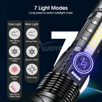 Auoyo Waterproof Multifunctional Telescopic Focusing 2000m Super Bright light_img_2