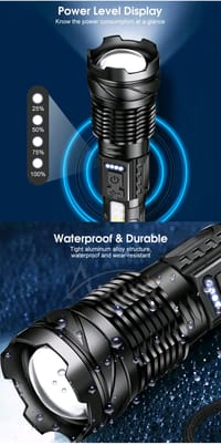 Auoyo Waterproof Multifunctional Telescopic Focusing 2000m Super Bright light_img_7