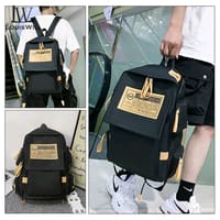 LouisWill Unisex Backpack Large Capacity Shoulder Bag Fashion Student Bag School Bag Hiking Travel Bags Men's Waterproof Bag Casual Nylon Backpacks_img_10