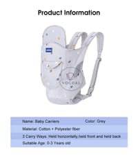 Vocoal Lightweight Adjustable Straps Baby Carrier_img_7