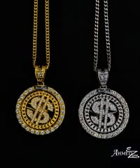 Dollar Hip Hop Locket With Chain_img_0