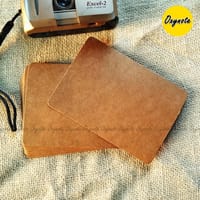 A5 & A6 Size Blank Kraft Card by OXYNOTE - Round Corner - 400GSM_img_2