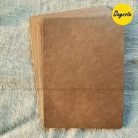 A5 & A6 Size Blank Kraft Card by OXYNOTE - Round Corner - 400GSM_img_5